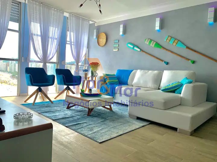 Apartamento Frente ao Mar nas Pitangueiras, Guarujá - SP
