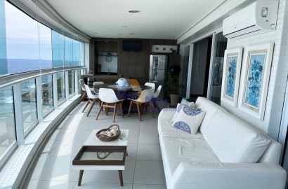 Apartamento Frente ao Mar, Praia da Enseada - GUARUJÁ - SP