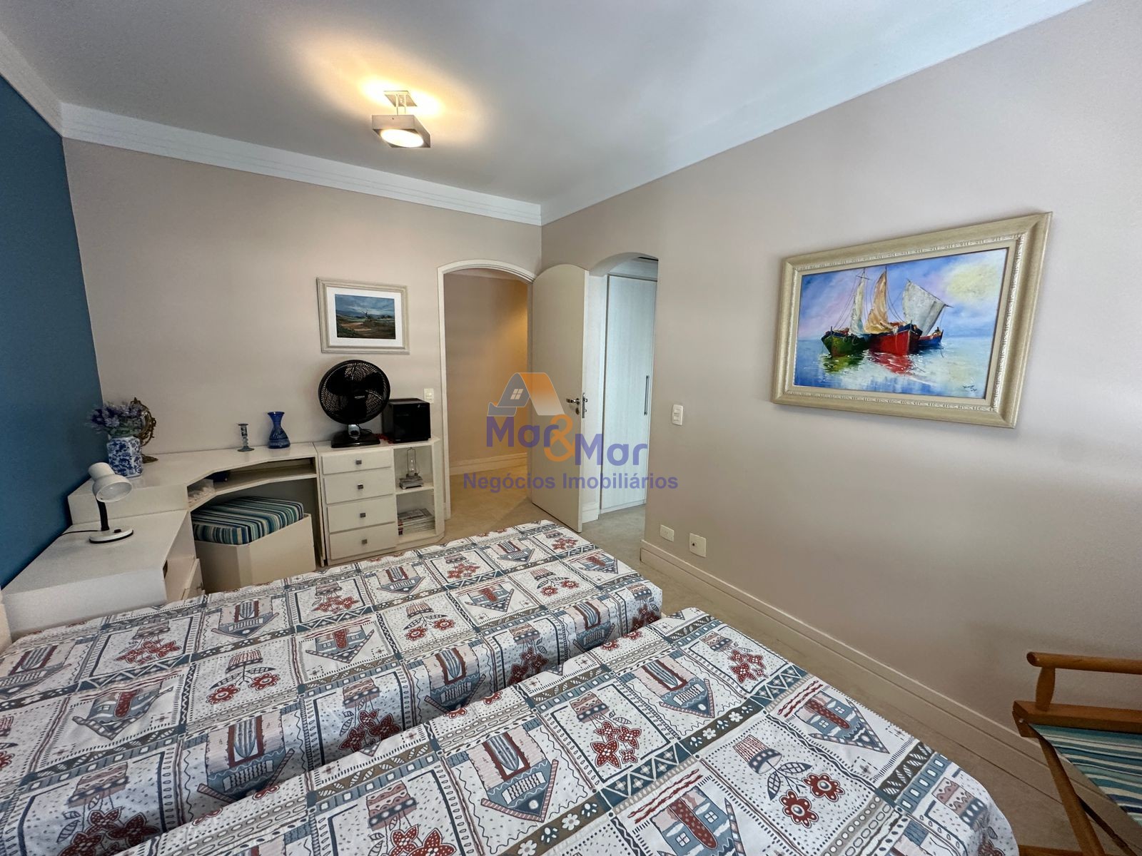 Apartamento Frente ao Mar, Praia Astúrias, Guarujá - SP